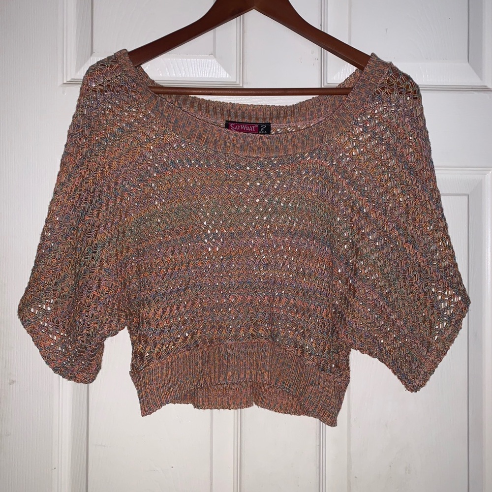 Crop sweater